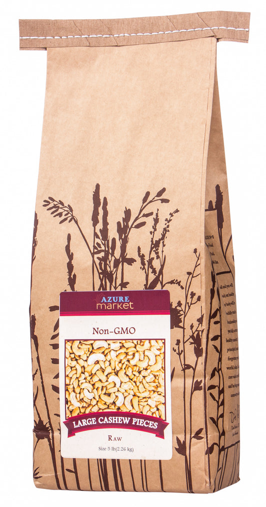 @Cashews, Raw, Large White Pieces