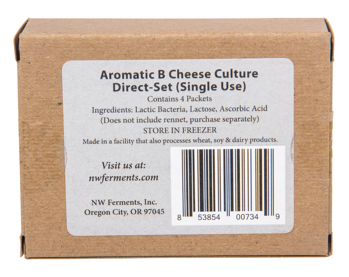 Aromatic B, Direct-Set, Cheese Culture Starter