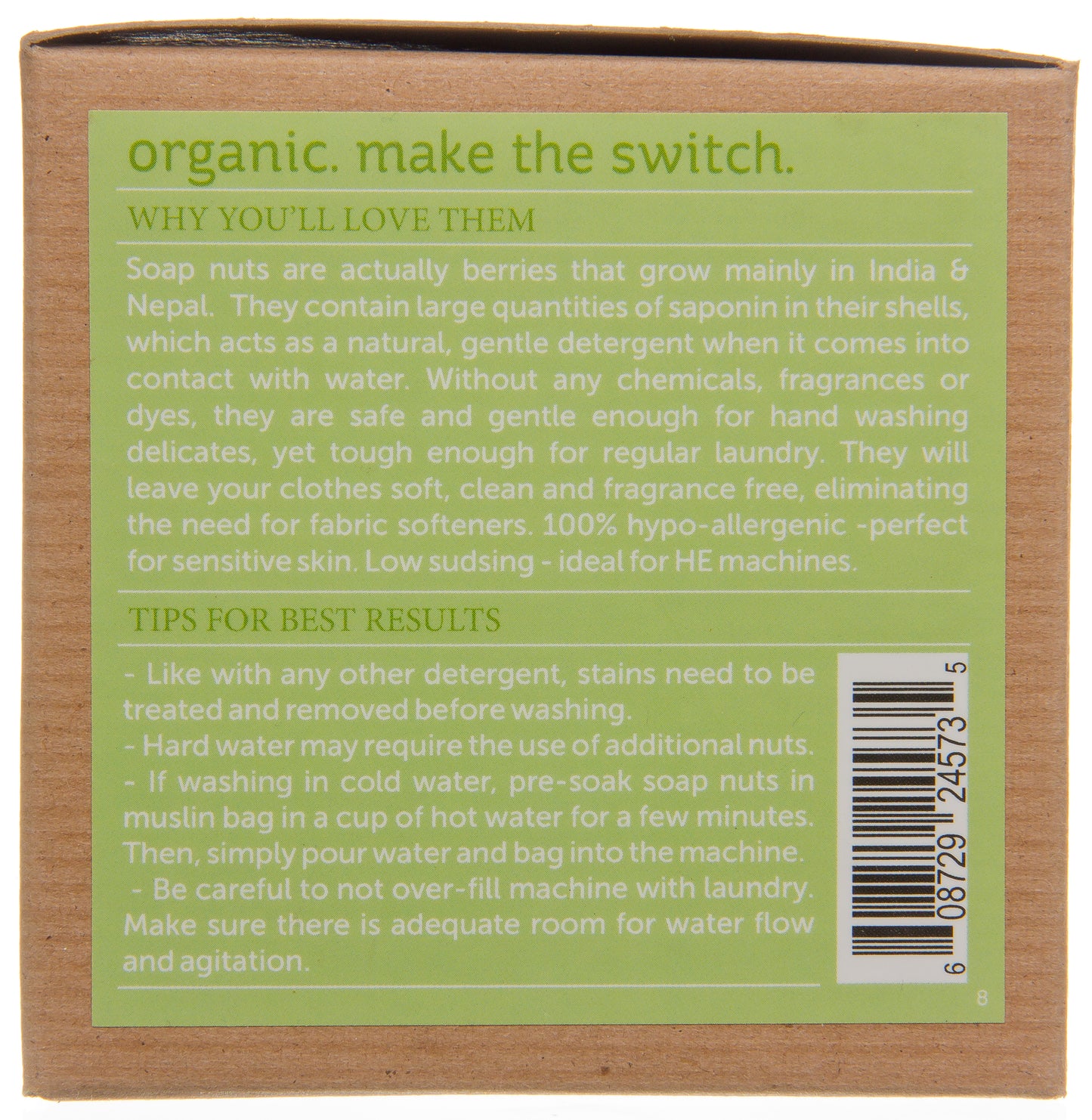 Soap Nuts, Organic