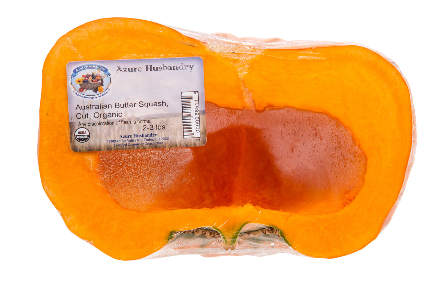 Squash, Heirloom Australian Butter, Cut, Organic