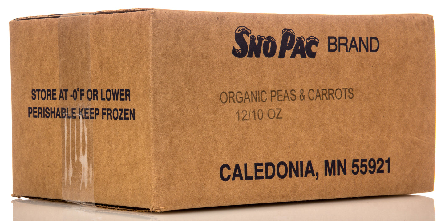 Peas and Carrots, Frozen, Organic