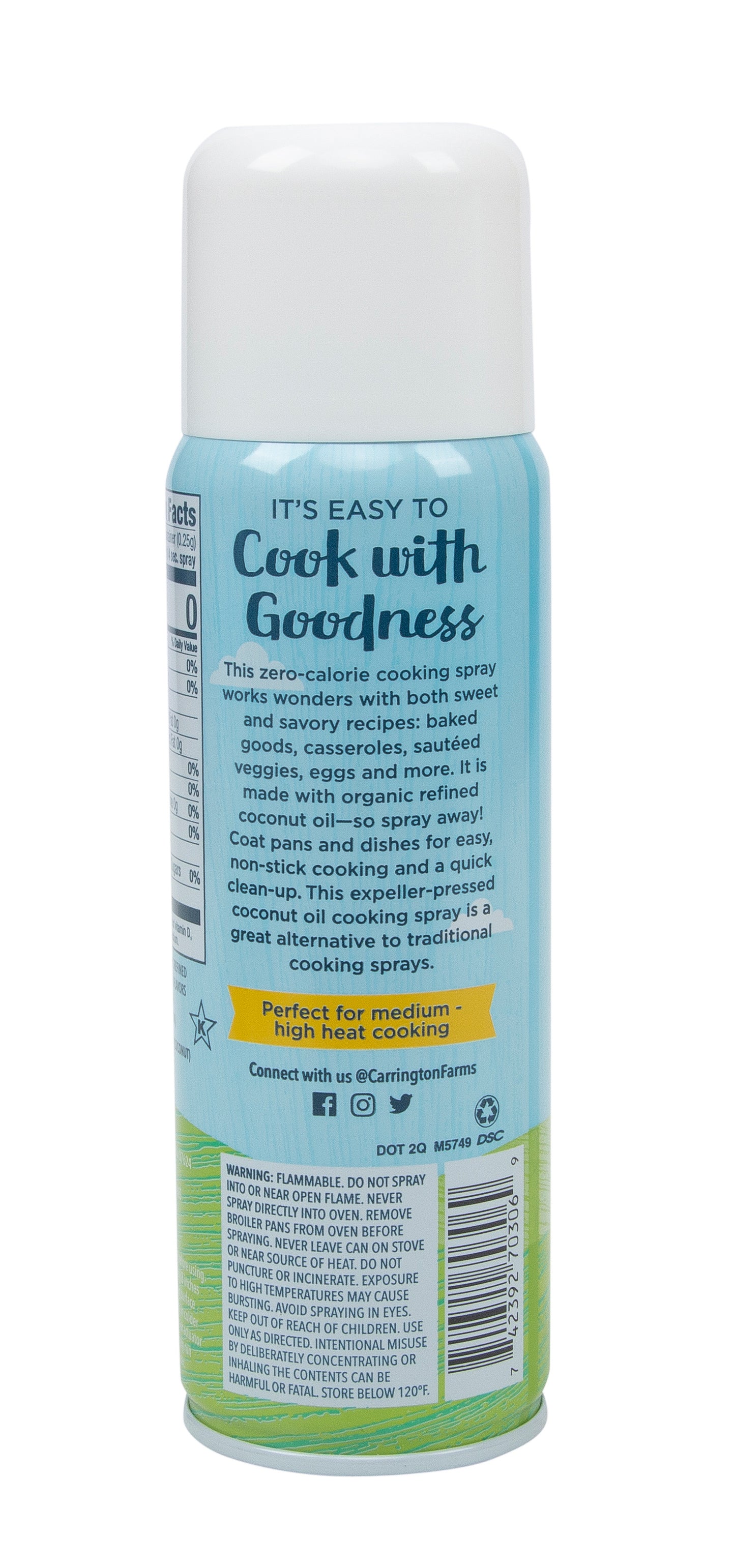 Cooking Spray, Coconut Oil