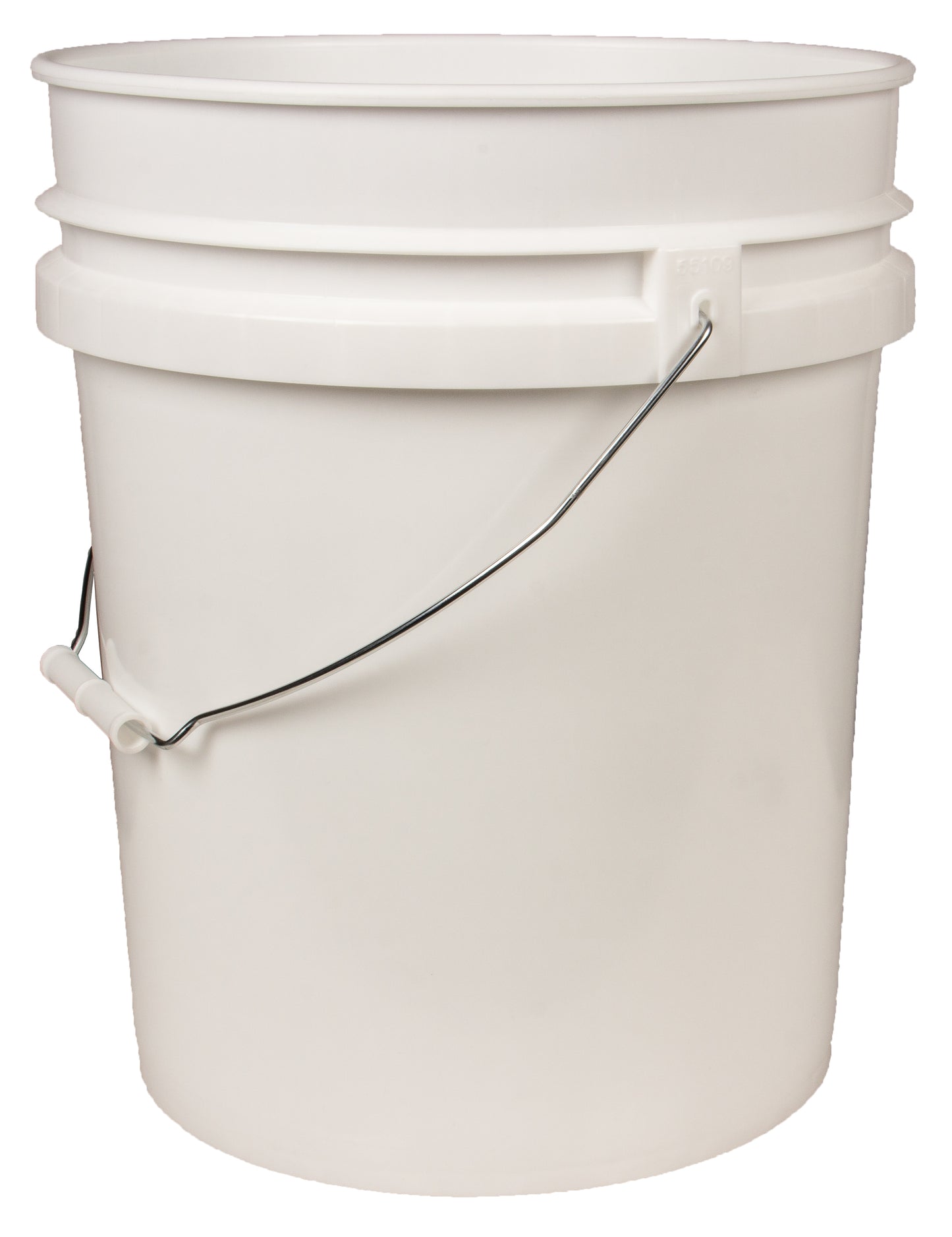 Plastic Bucket, No Lid, 5 Gallon