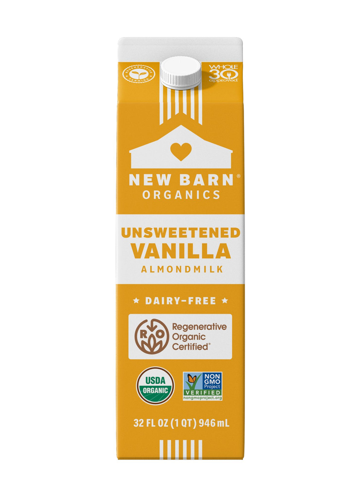 Almond Milk, Vanilla, Unsweetened, Organic