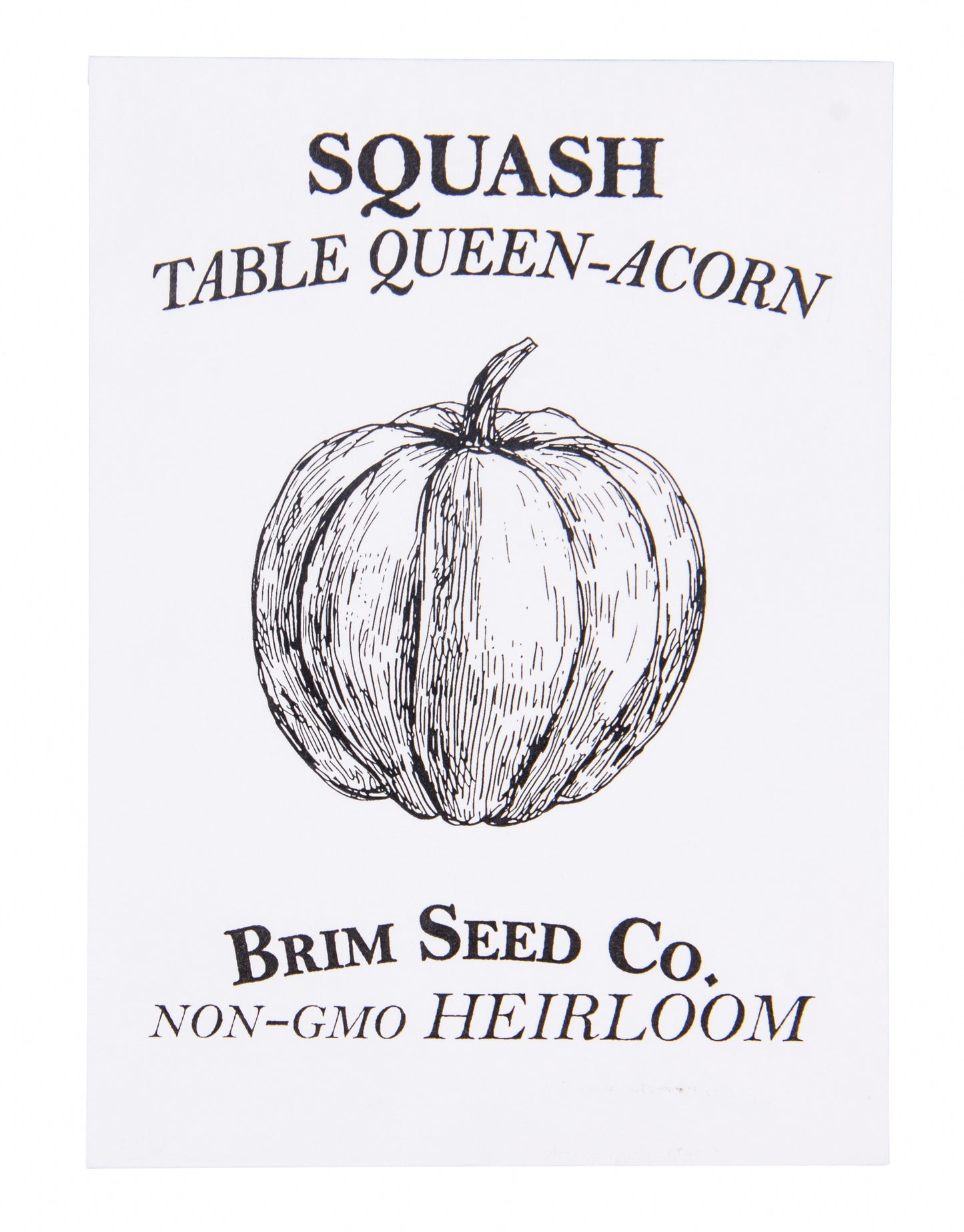 Squash, Table Queen Acorn Heirloom Seed