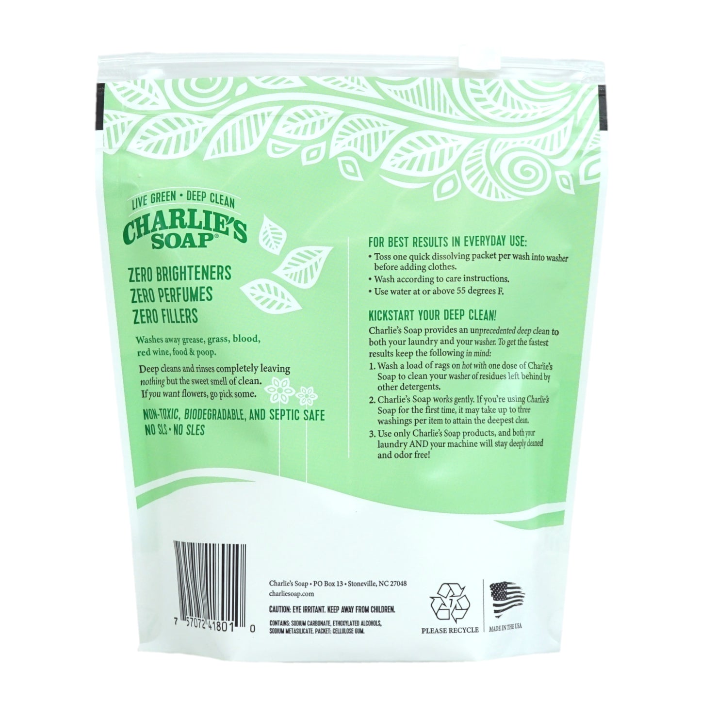 Laundry Packets-One Packet, One Wash