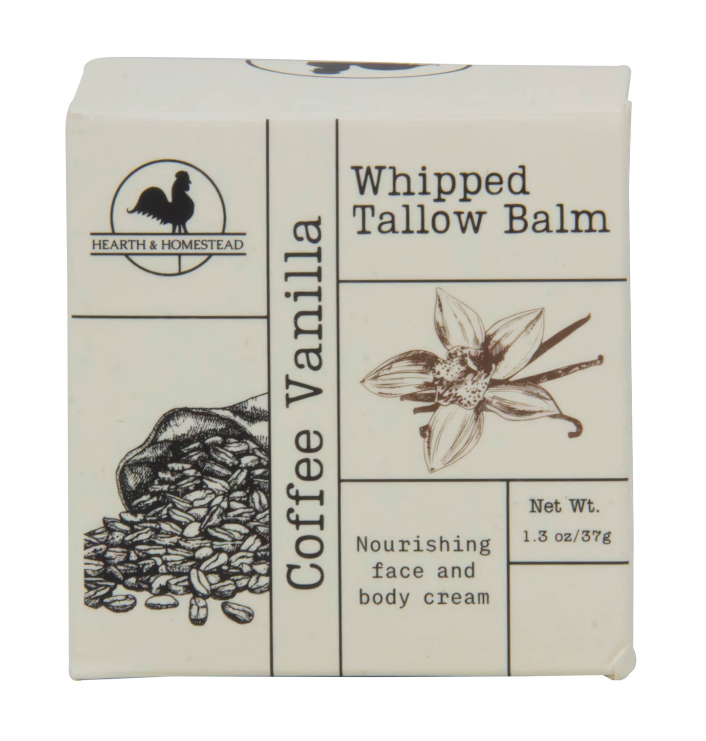 Whipped Tallow Balm, Coffee Vanilla