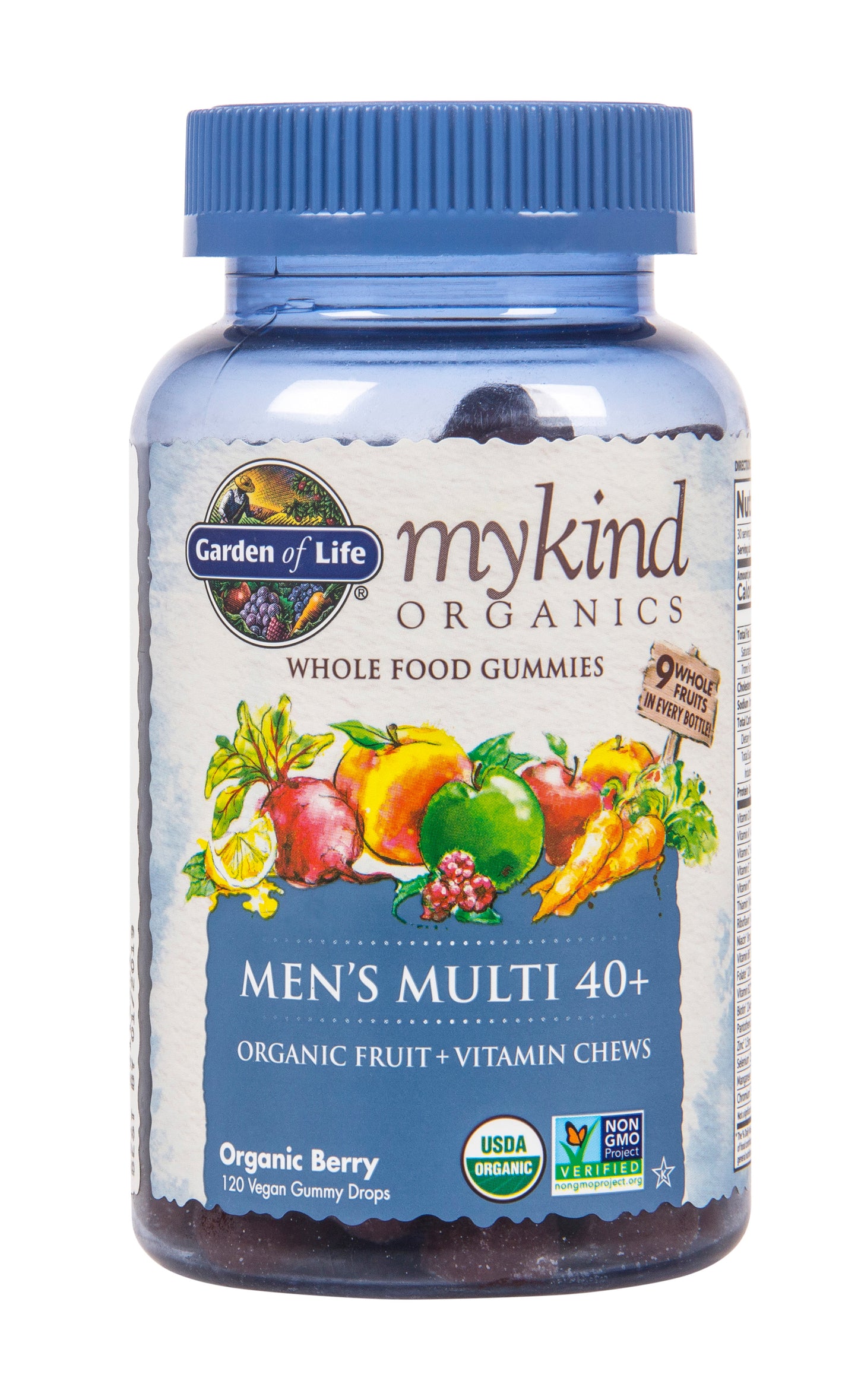 Mykind Men's Gummy, Multivitamin 40+, Berry, Organic