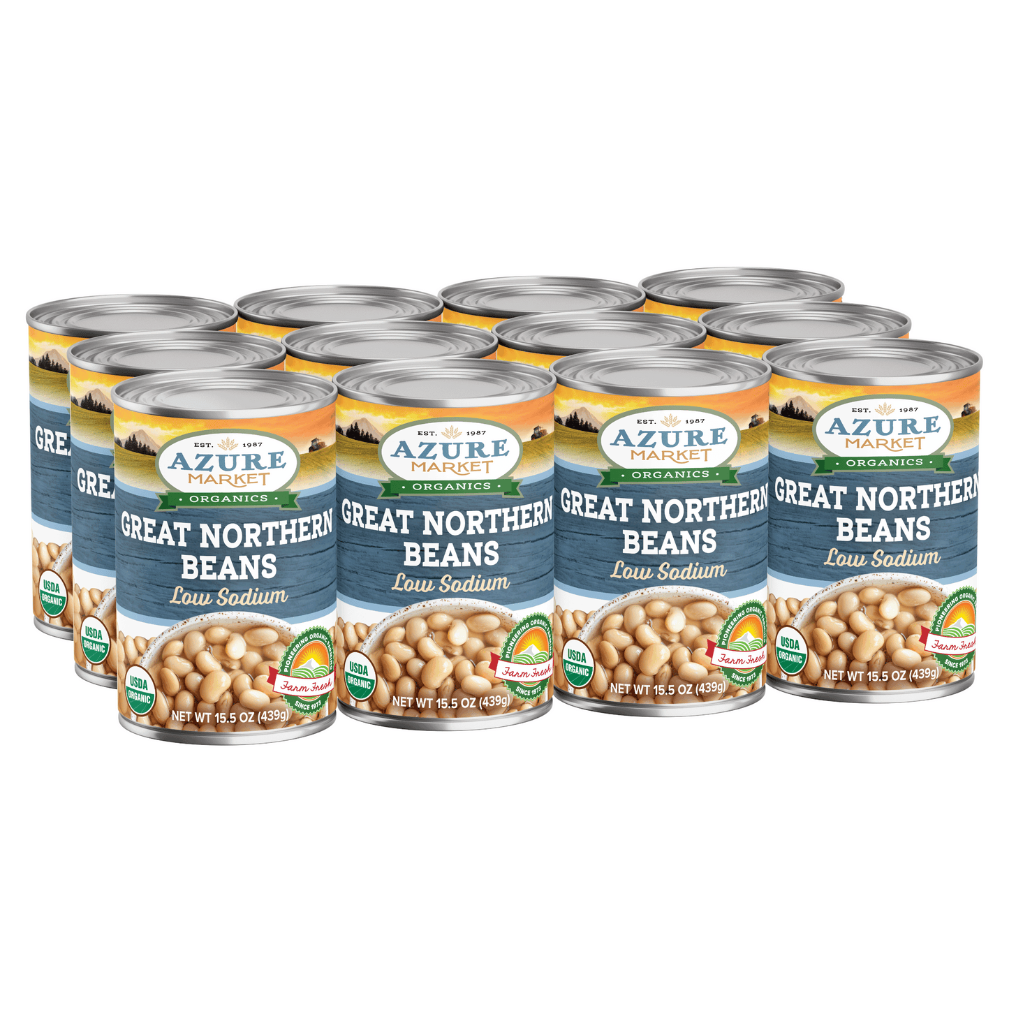 Great Northern Beans, Low Sodium, Organic