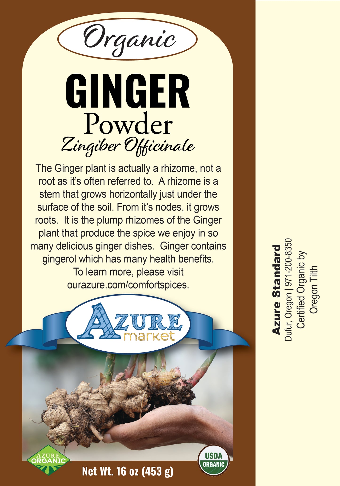 Ginger Root Powder, Organic