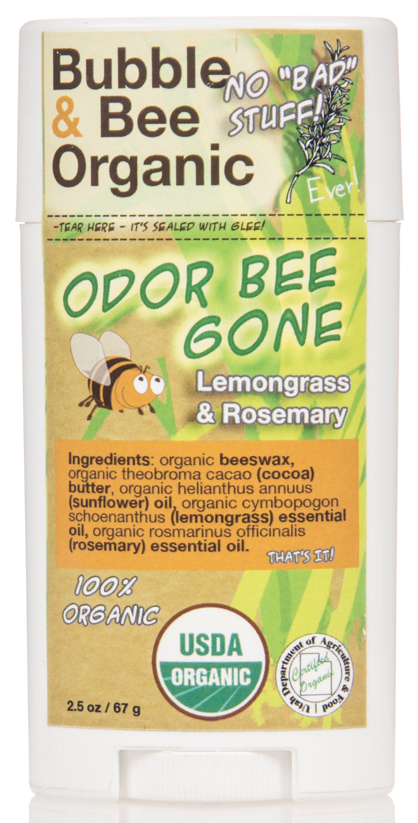 Pit Putty, Lemongrass Rosemary, Organic