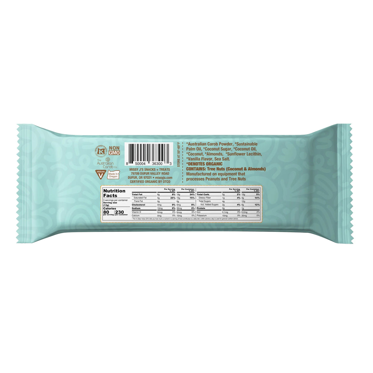 Carob Truffley Treats, Coconut Almond Sea Salt, Organic