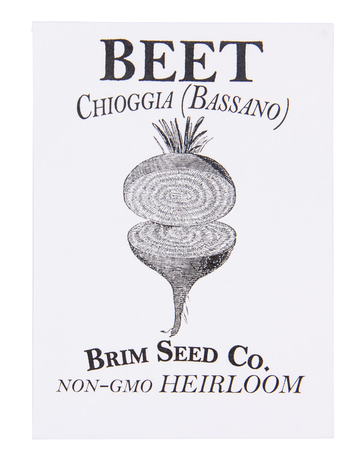 Beet, Chioggia Bassano Heirloom Seed