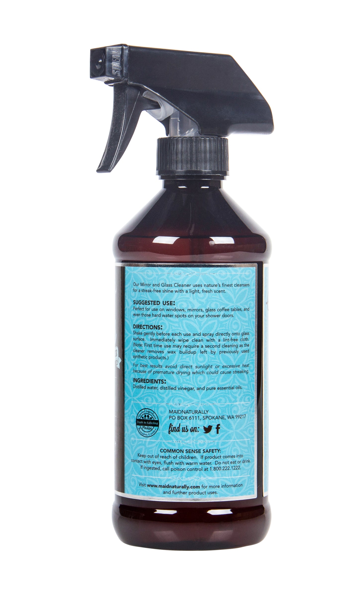 Glass & Mirror, Fresh Mint, Spray Bottle