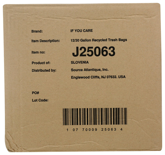 Trash Bags, 89% Recycled, Large, 30 gallon