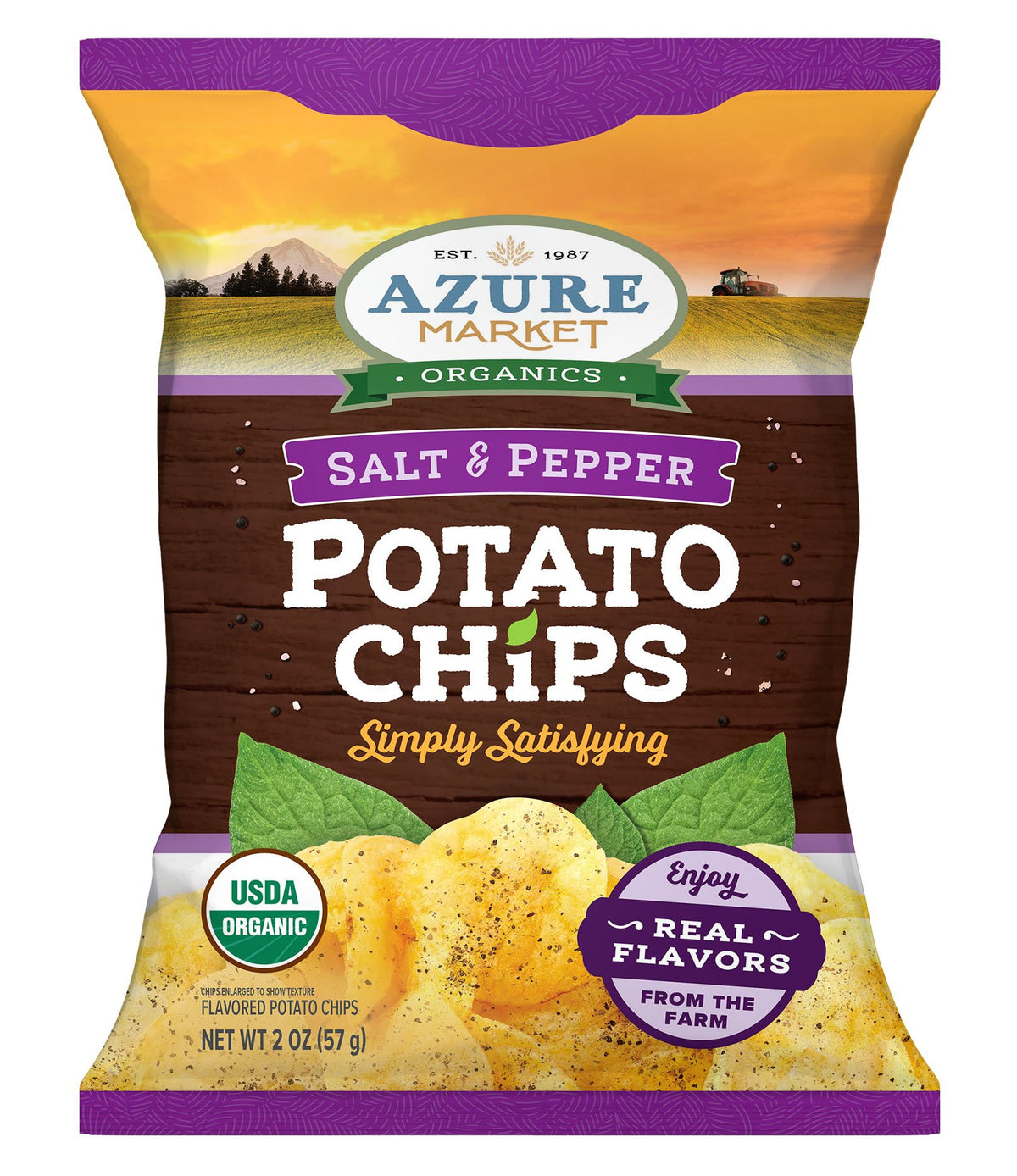 Potato Chips, Salt & Pepper, Organic
