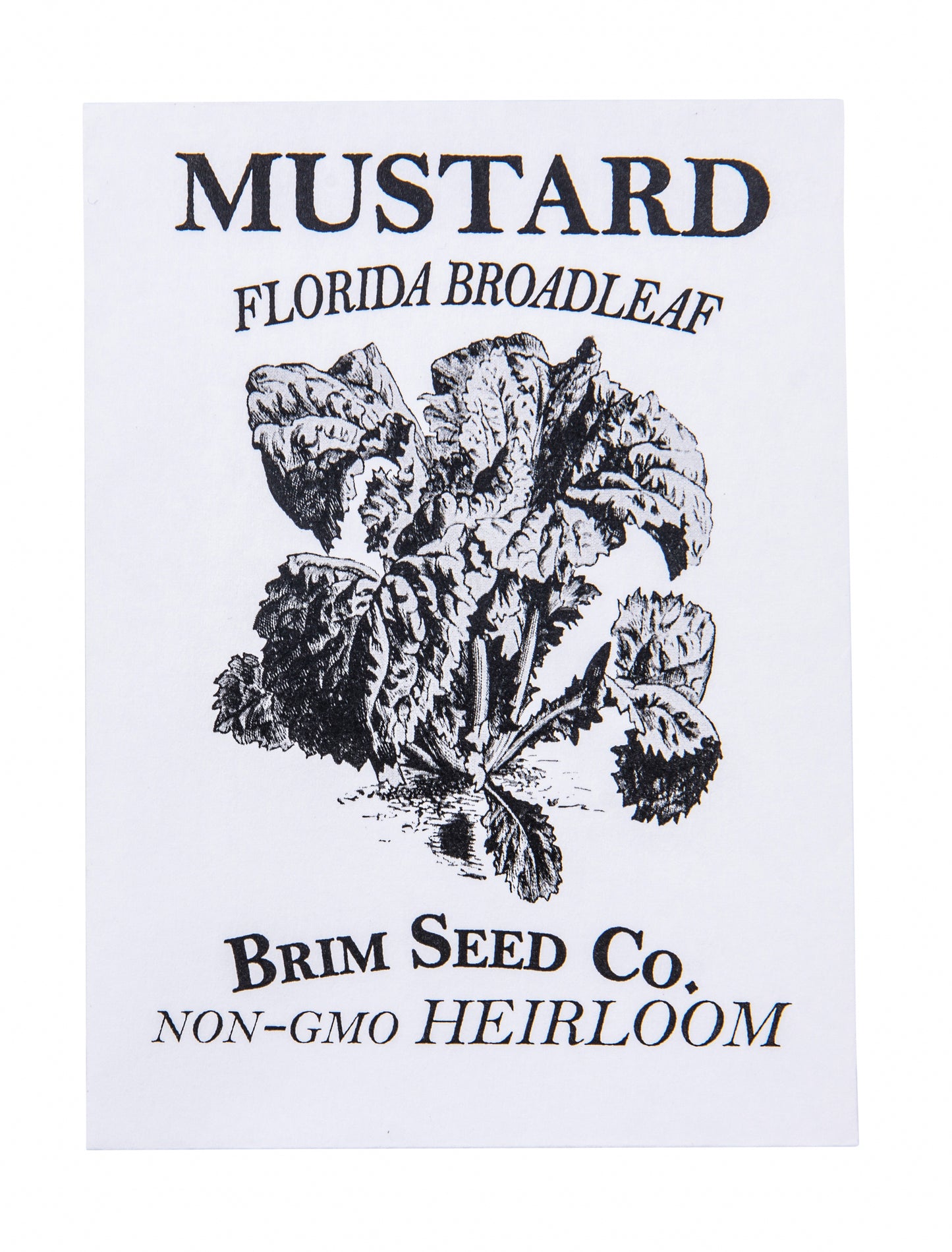 Greens, Mustard, Florida Broadleaf Heirloom Seed
