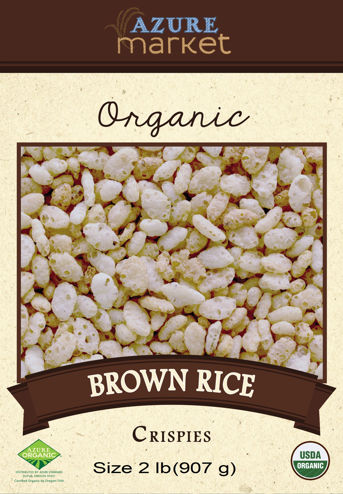 Brown Rice Crispies, GF, Organic