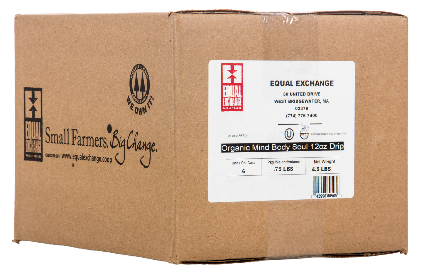 Coffee, Ground, Mind, Body & Soul Blend, Organic