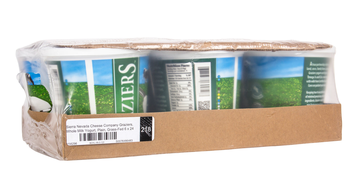 Graziers, Whole Milk Yogurt, Plain, Grass-Fed
