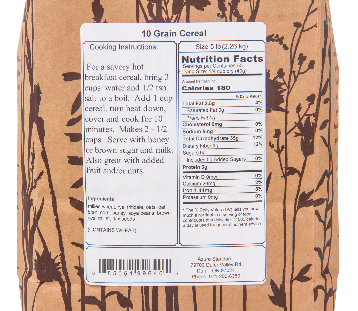 10 Grain Cereal