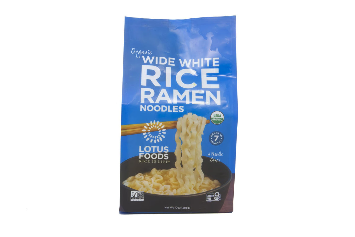 White Rice Ramen, Wide Noodle, Organic