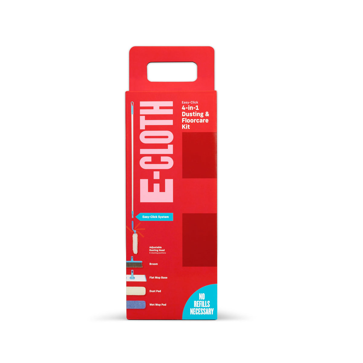 Easy-Click 4-in-1 Dusting & Floorcare Kit