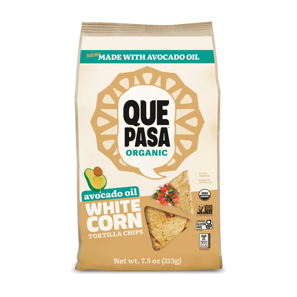 Tortilla Chips, White Corn, Avocado Oil, Organic