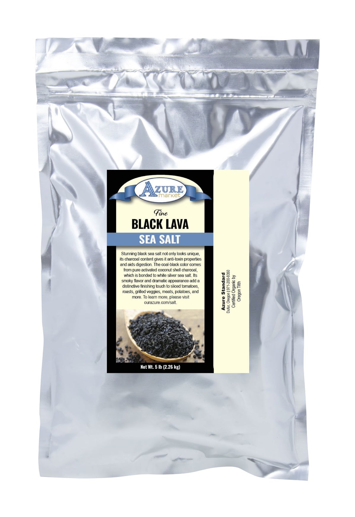 Sea Salt, Black Lava, Fine