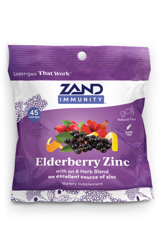 Herbal Lozenge, Elderberry Zinc