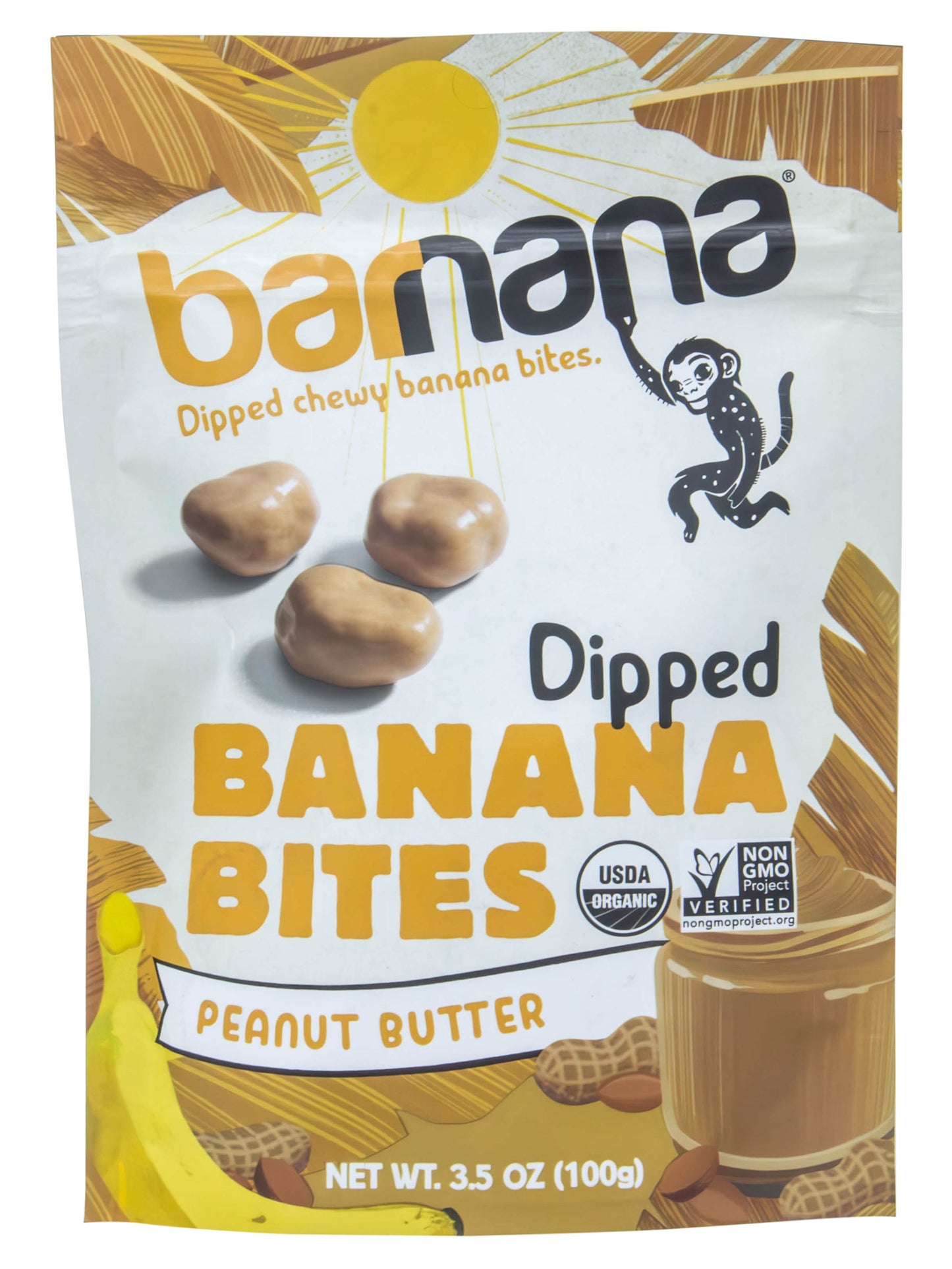 @Banana Bites, Peanut Butter, Organic