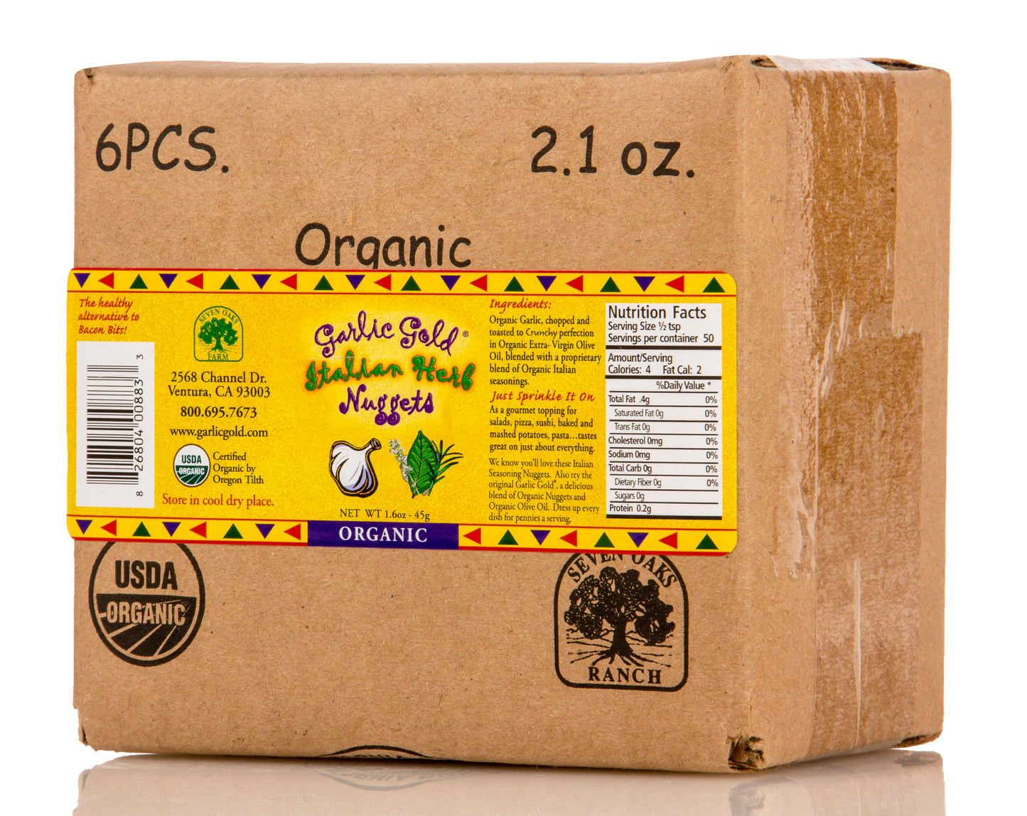 Garlic Italian Herb Nuggets, Organic