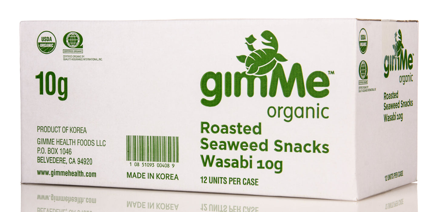 Wasabi, Roasted Seaweed Snack, Organic