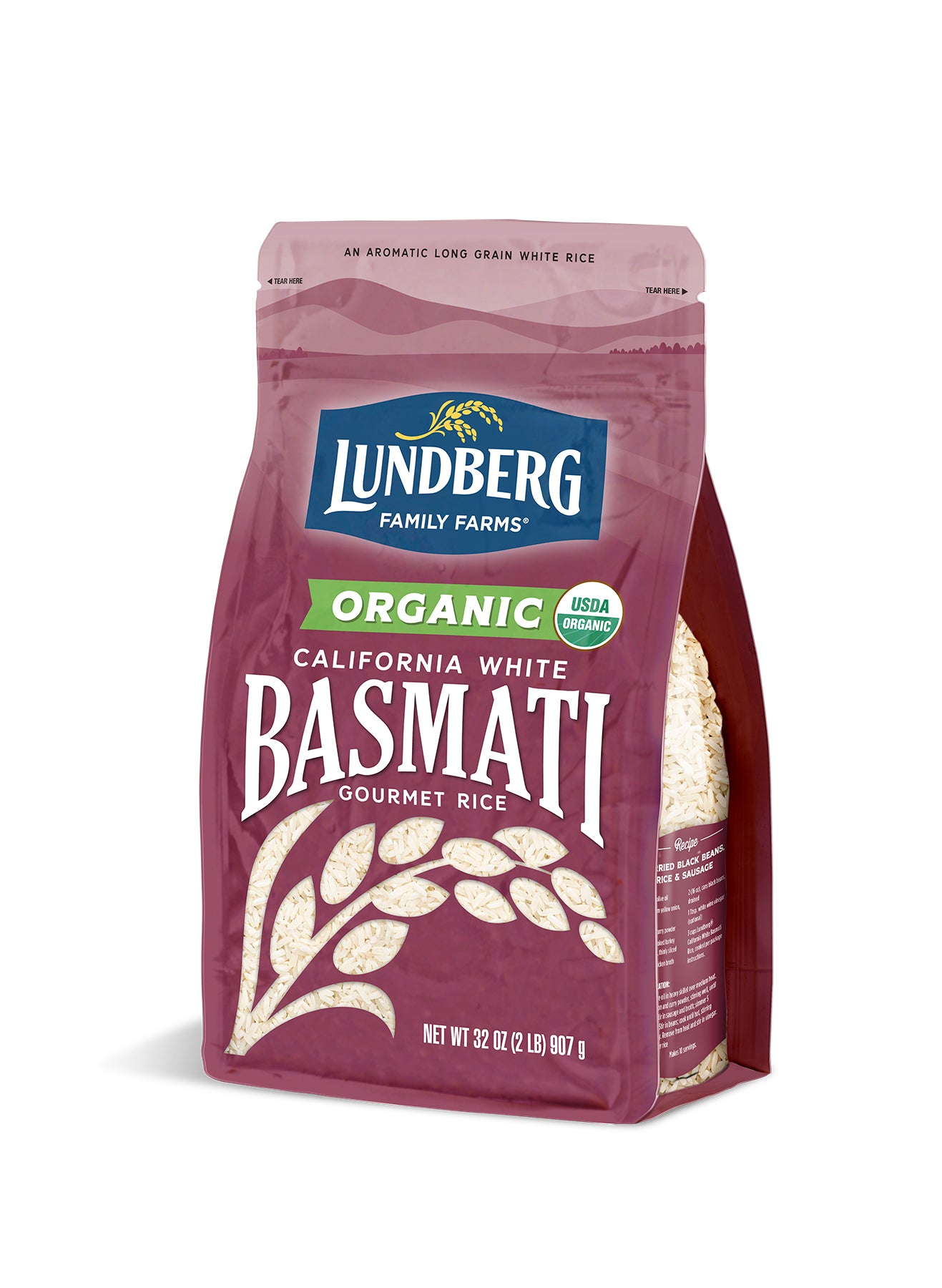 Rice, Basmati White, Organic, Gluten-Free