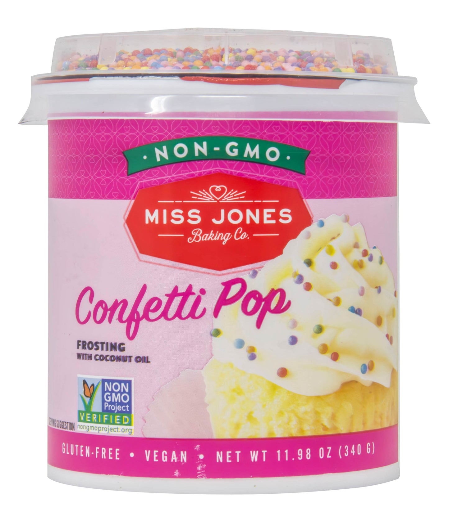 Frosting, Buttercream, Confetti Pop, Organic