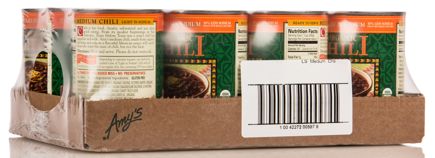 Medium Chili, Low Sodium, Organic