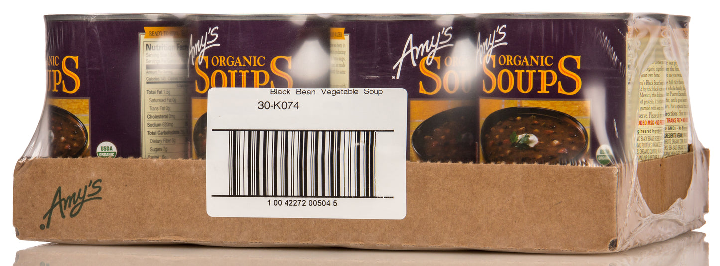 Black Bean Vegetable Soup, Organic