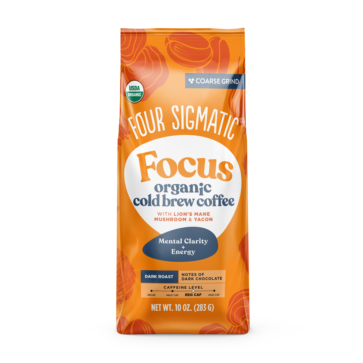 Focus Coffee, Cold Brew, Ground, Organic