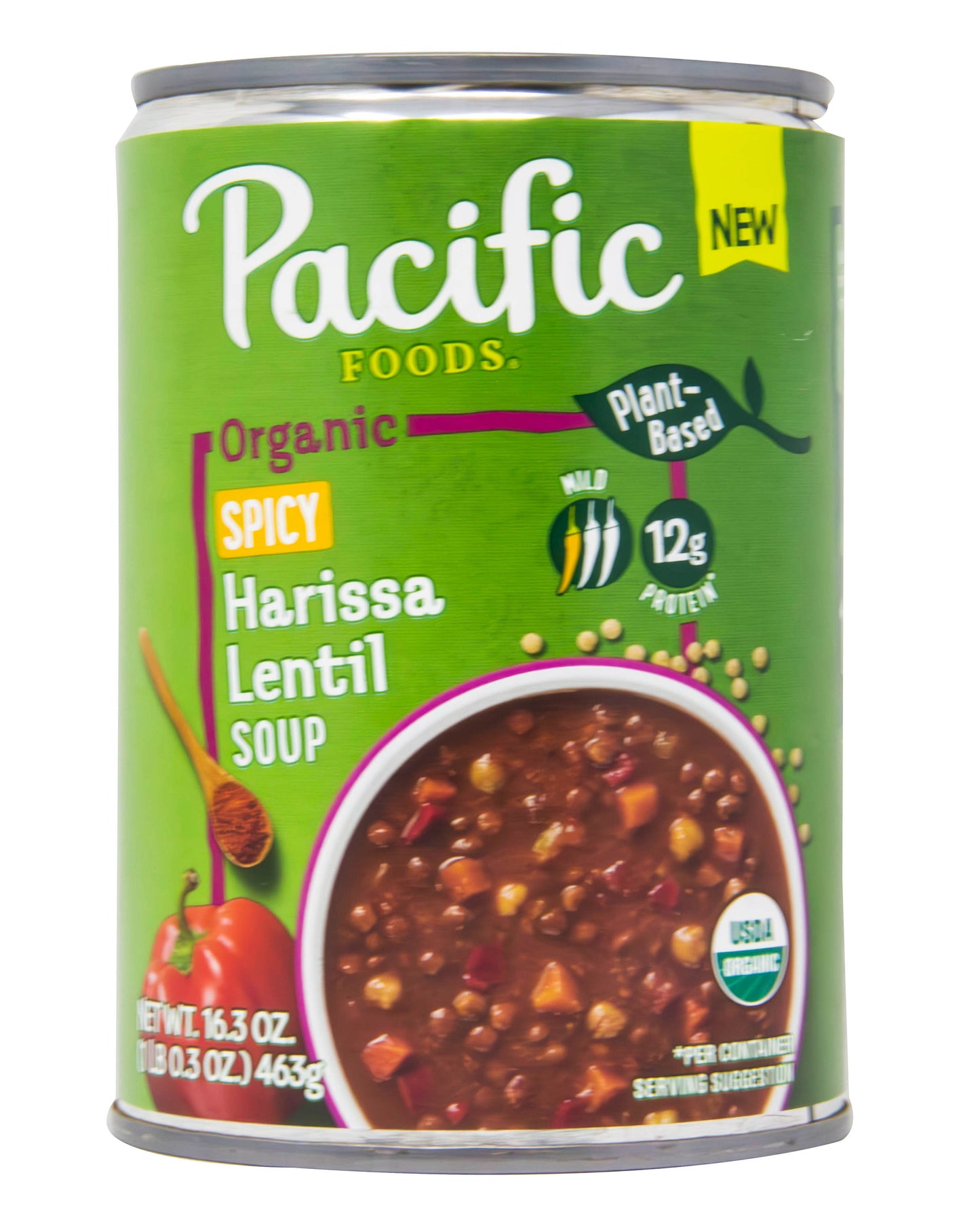 Harissa Lentil Soup, Spicy, Organic