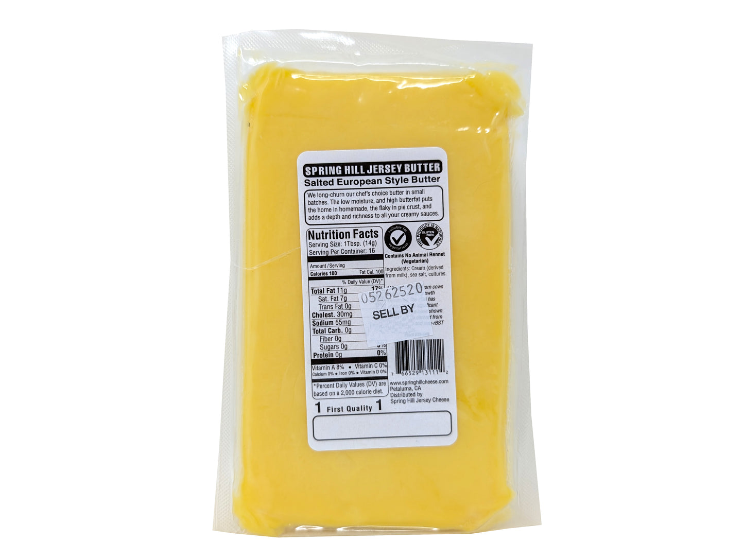 Fresh Butter, Salted, Grassfed