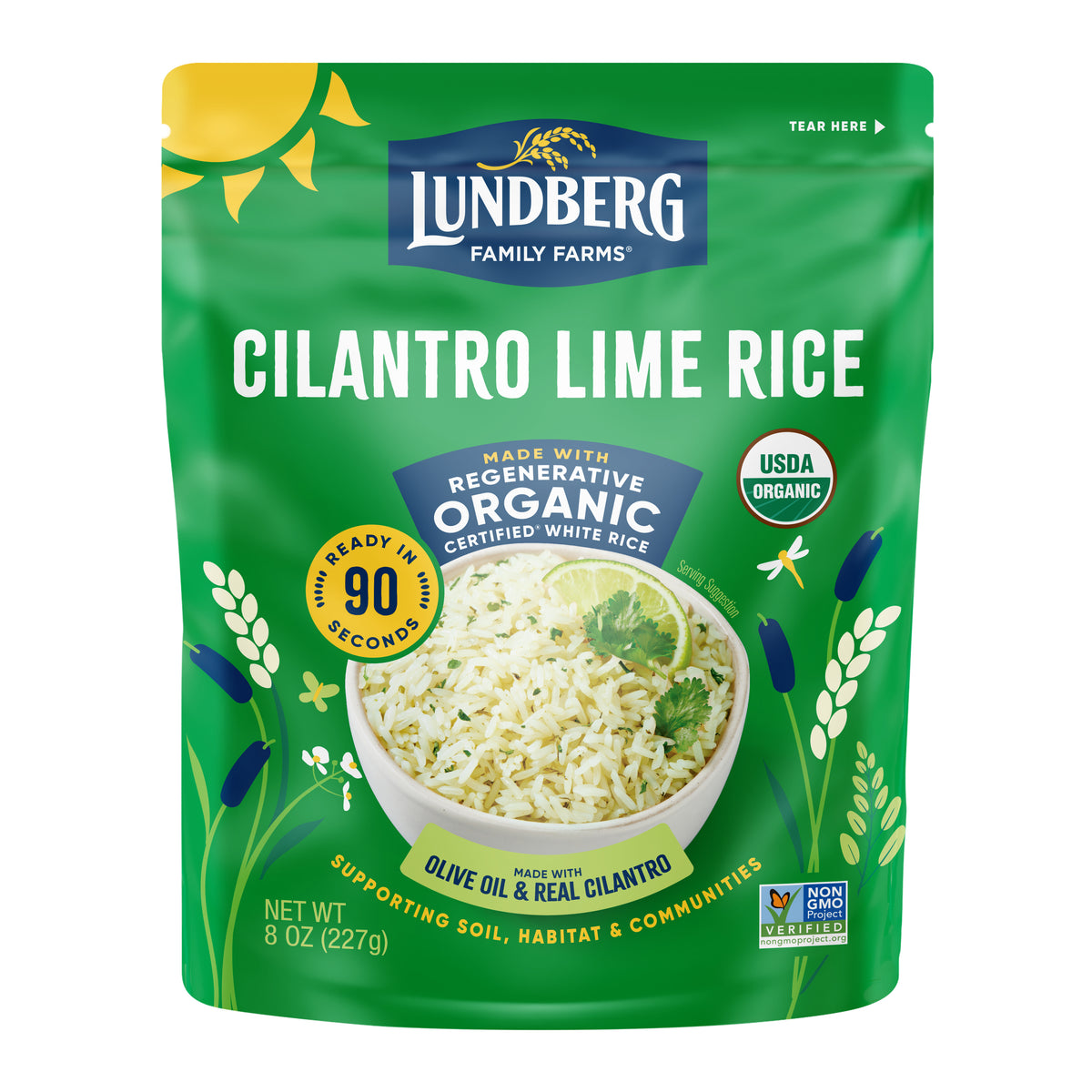 Cilantro Lime Rice, White, Ready to Heat, Organic