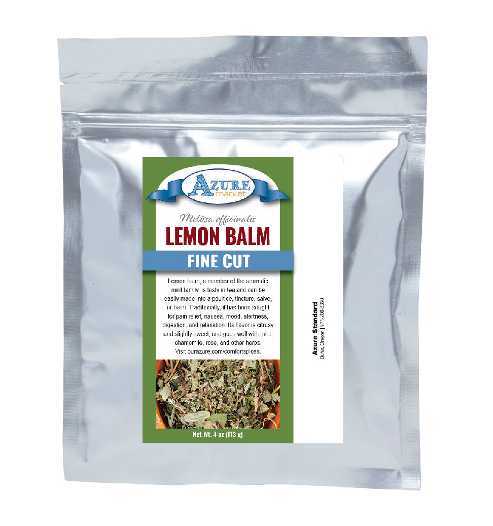 Lemon Balm, Fine Cut