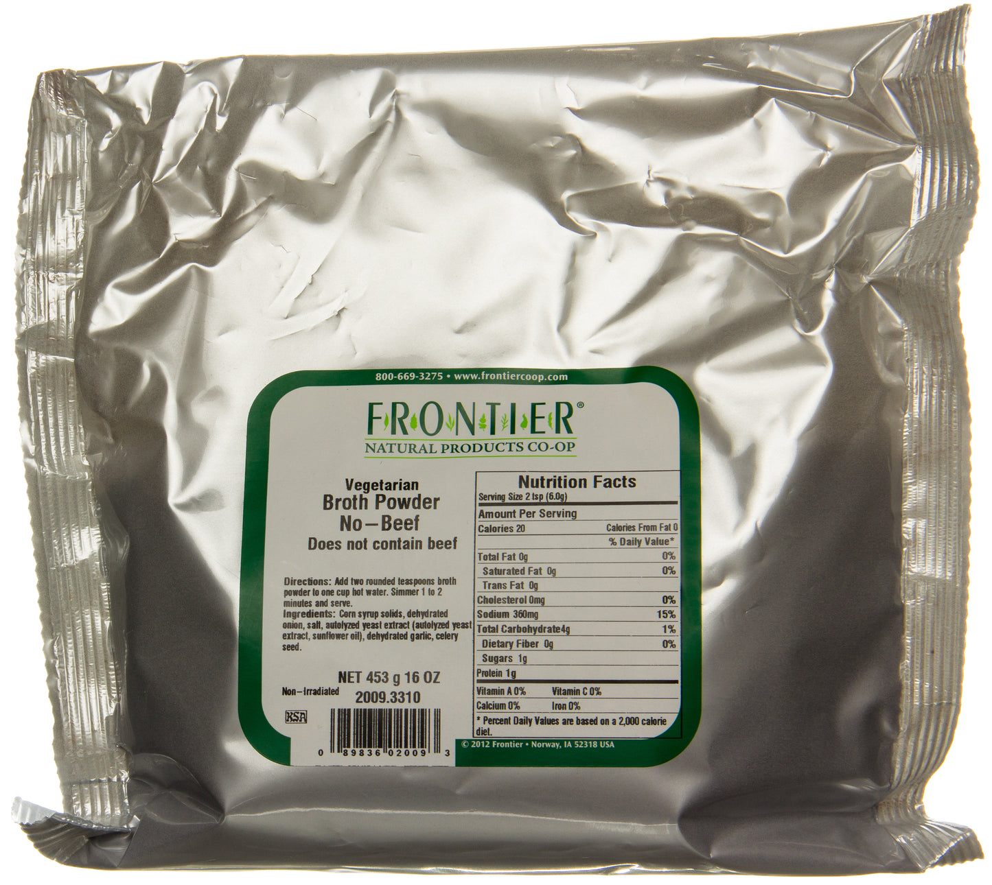 Vegetarian Beef Flavored Broth Powder