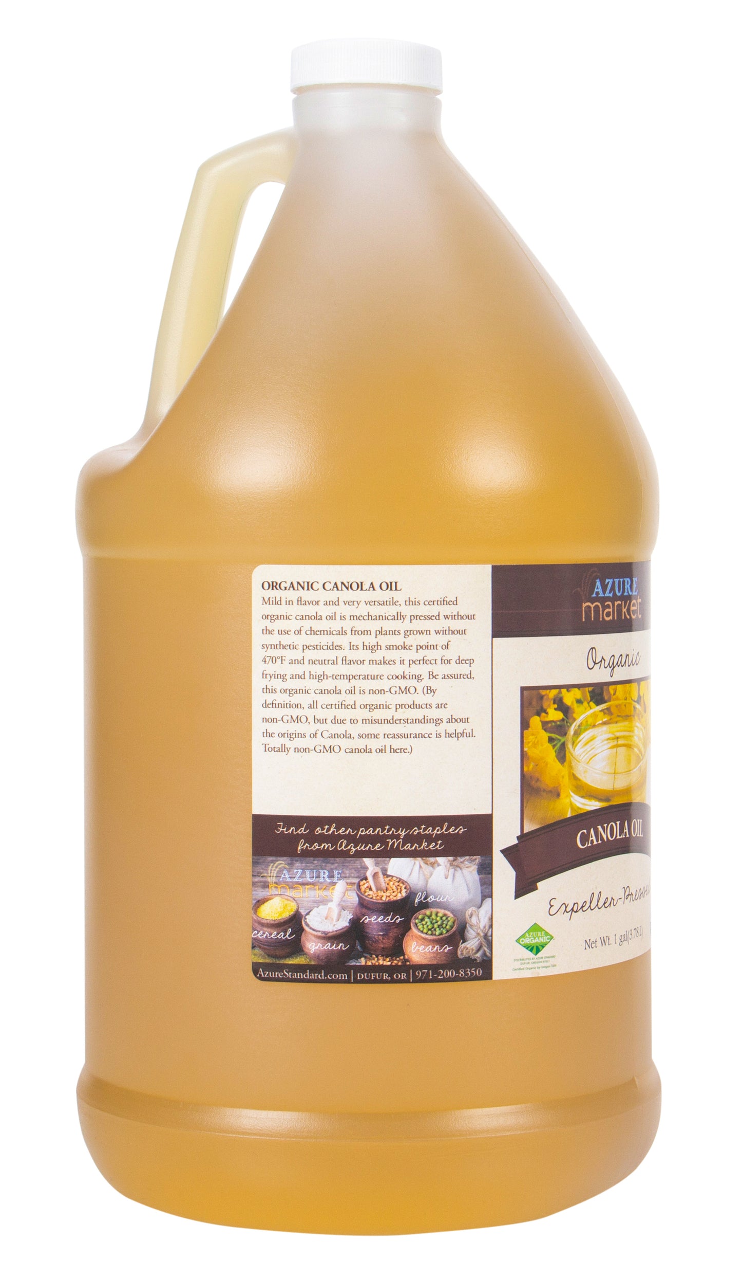 Canola Oil, Expeller Pressed, Organic