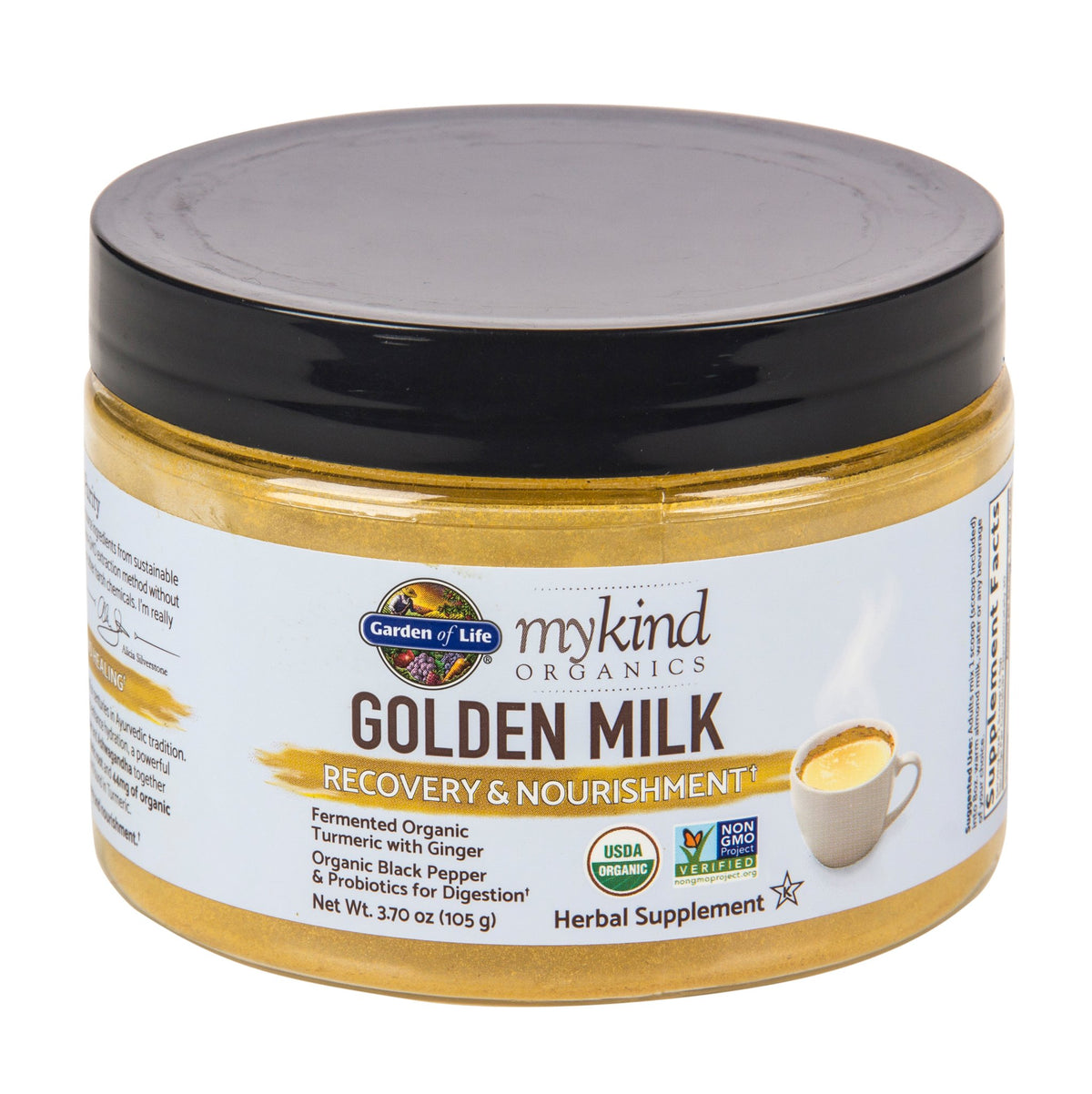 MyKind Golden Milk Powder Recovery and Nourishment, Organic