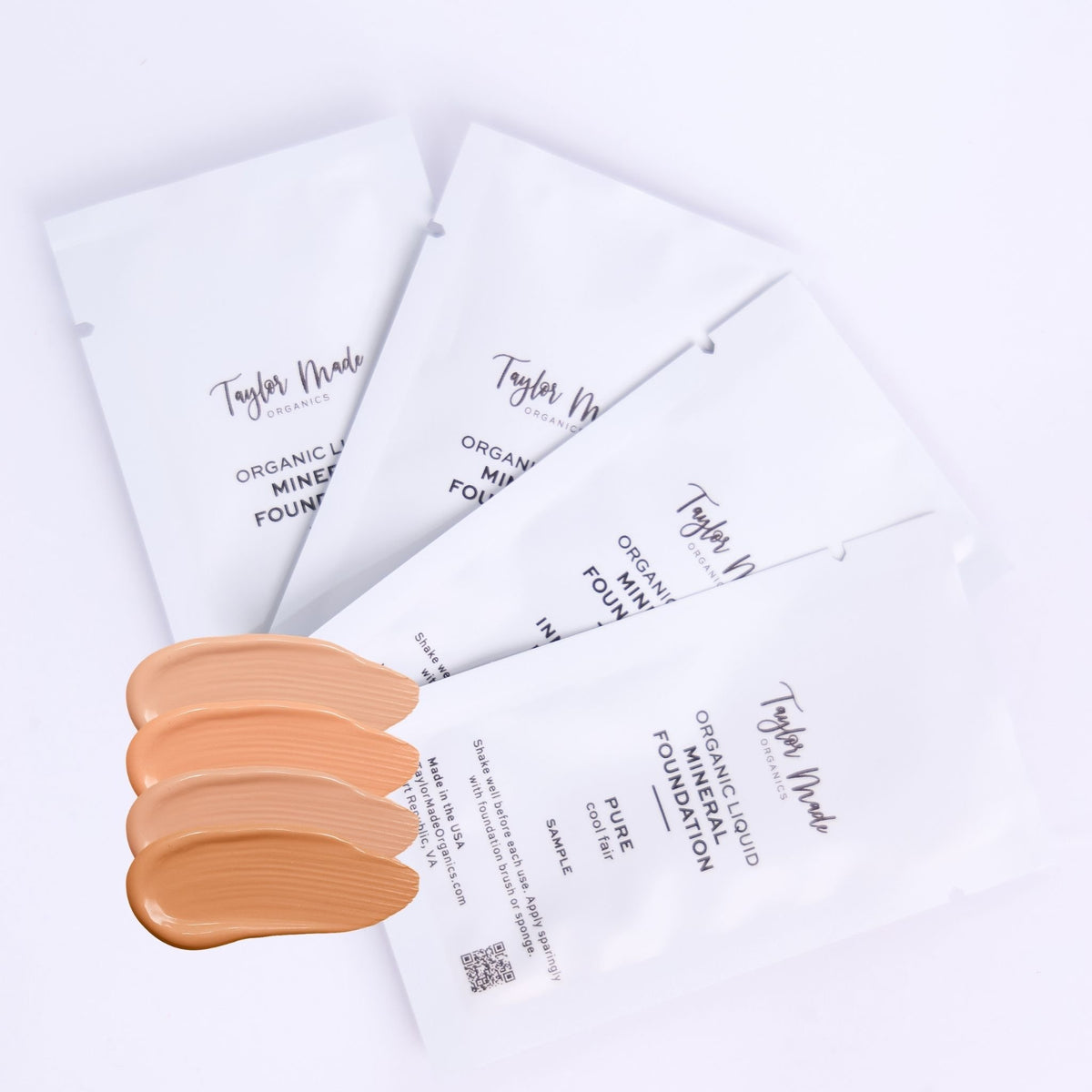 Liquid Mineral Foundation Sample Set, Medium