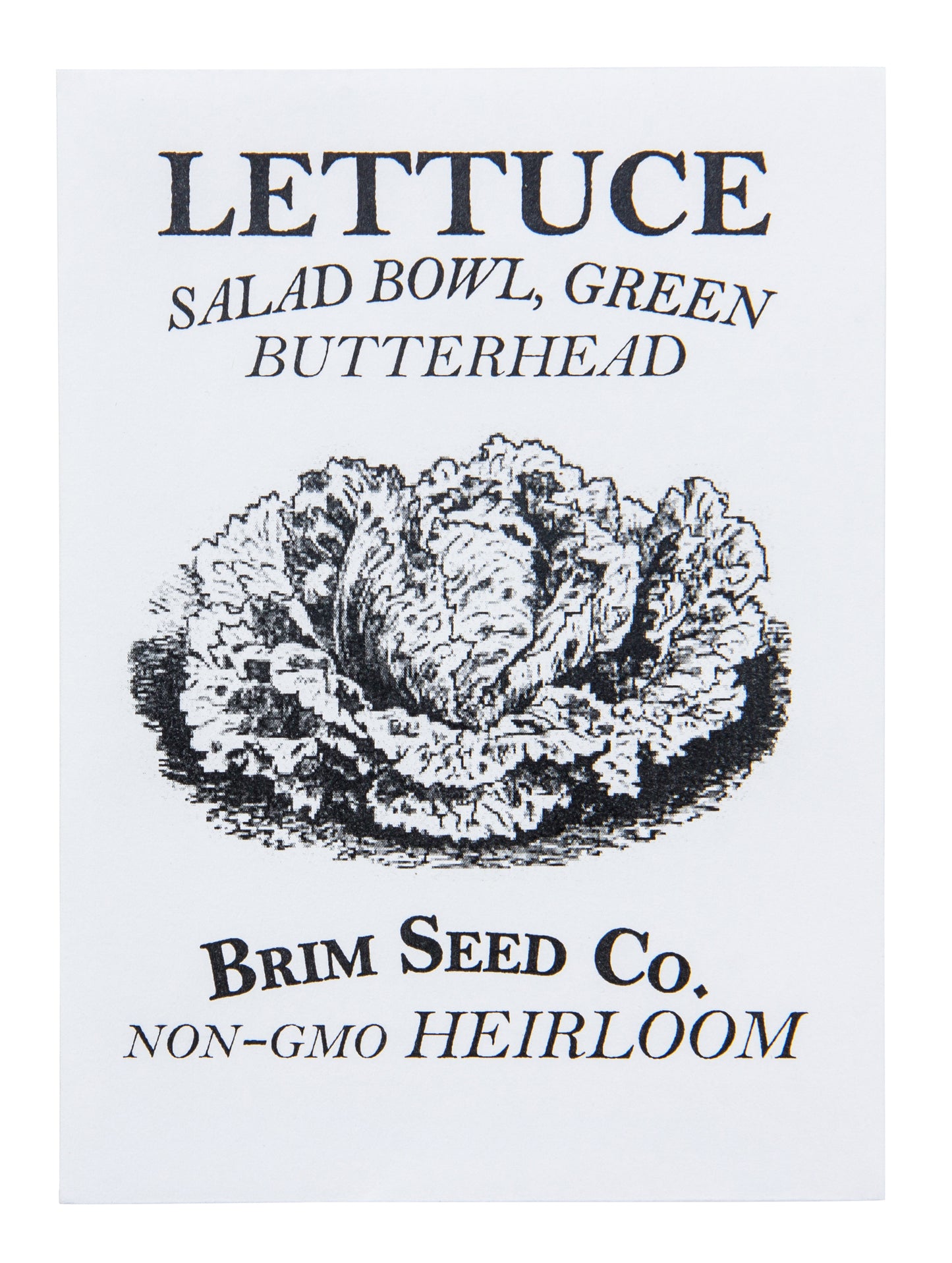 Lettuce, Salad Bowl Green Butterhead Heirloom Seed