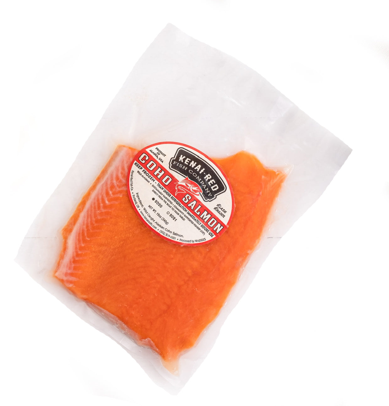 Wild Alaska, Coho Salmon, Portions, FROZEN