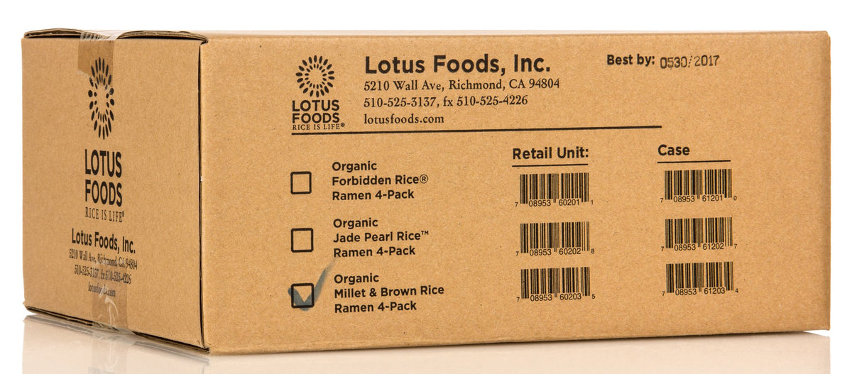 Millet & Brown Rice Ramen, Family Pack, Organic