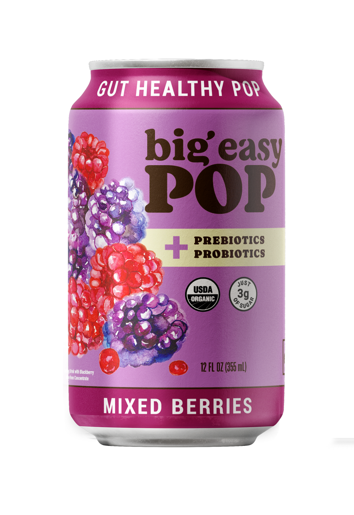 Gut Healthy Pop, Mixed Berry, Organic